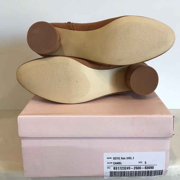 NIB!! JustFab Booties, Rosie, Camel, size 9 - Picture 5 of 6